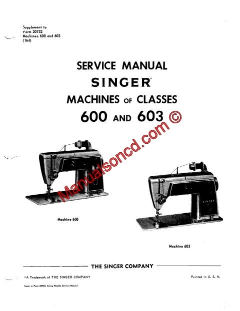 singer 337 repair manual